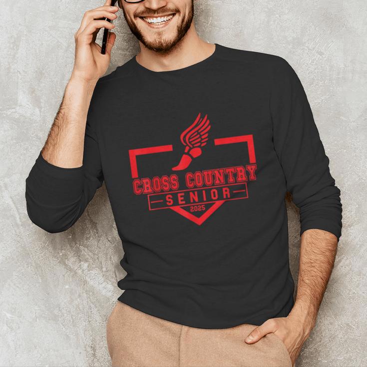 Cross Country Senior Night Senior 2025 Graduation Party 7 Unisex Long Sleeve T-Shirt