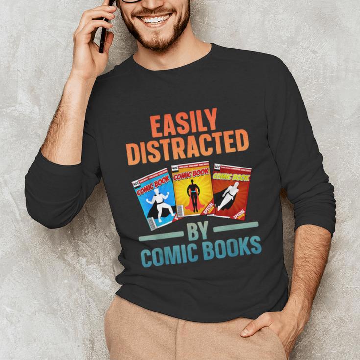 Cute Comic Book For Men Women Comic Book Collector Unisex Long Sleeve T-Shirt Cute Comic Book For Men Women Comic Book Collector Unisex Long Sleeve T-Shirt