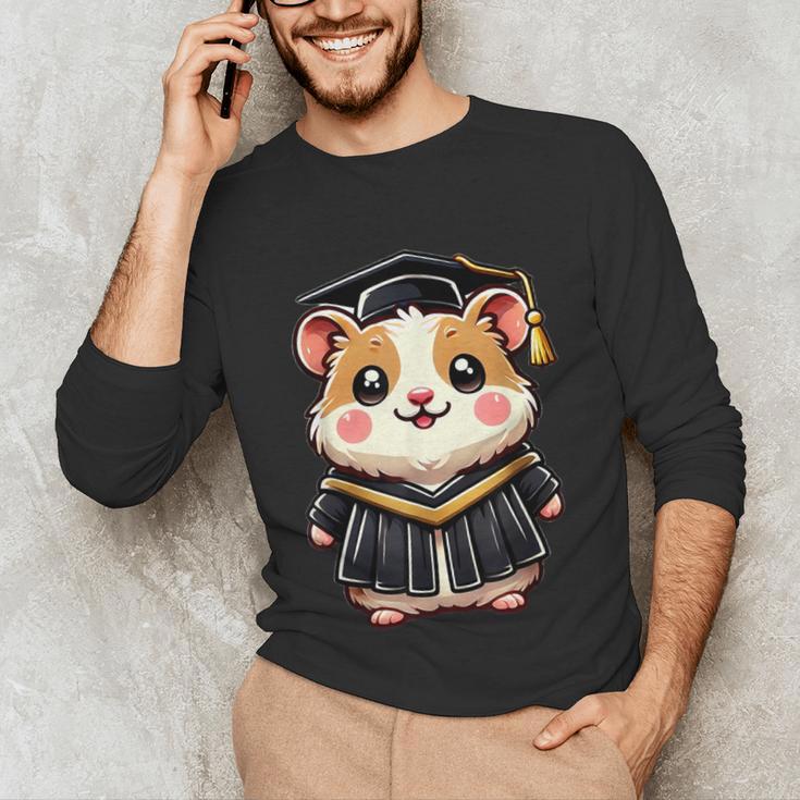 Cute Hamster Graduation Unisex Long Sleeve T-Shirt