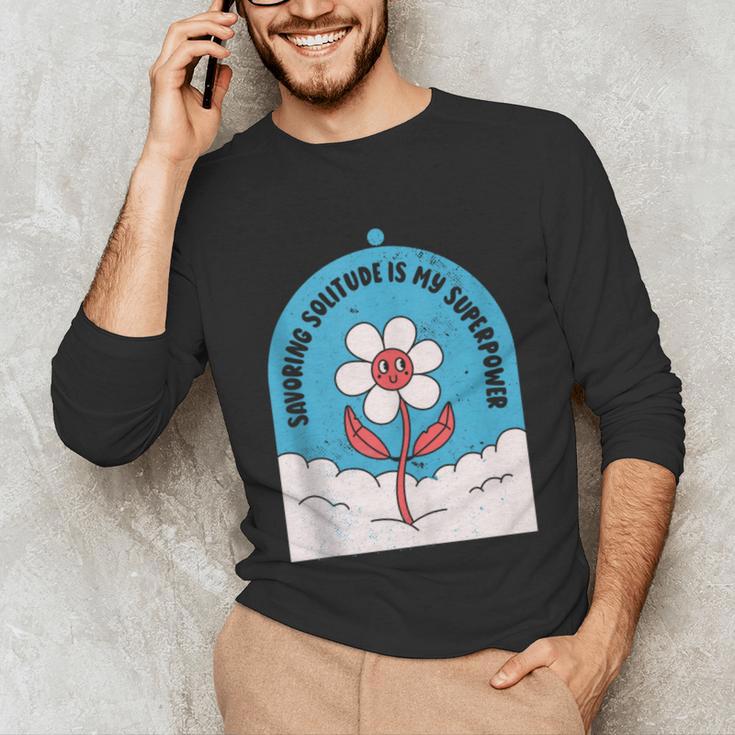 Cute Introvert Shy Teen Anti-Social Inner Strength Unisex Long Sleeve T-Shirt