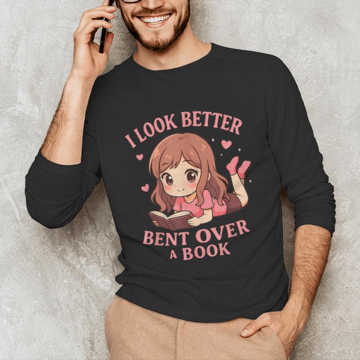 Cute Reading Outfit Book Lover Tee For Women Who Read Unisex Long Sleeve T-Shirt
