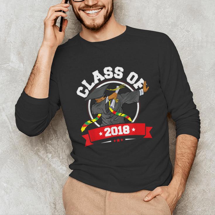 Dabbing Graduation Class Of 2018 TShirt History Month Unisex Long Sleeve T-Shirt