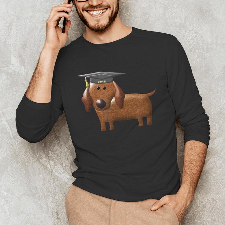 Dachshund Graduation 2018 Dog Graduation Shirt For Men Women Kids Unisex Long Sleeve T-Shirt