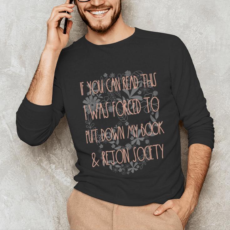 Dark Romance Put Down My Book Spicy Bookish Merch Romantasy Unisex Long Sleeve T-Shirt Dark Romance Put Down My Book Spicy Bookish Merch Romantasy Unisex Long Sleeve T-Shirt