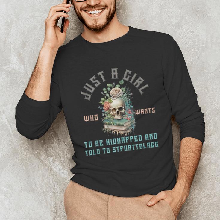 Dark Romance Women STFUATTDLAGG Smutt Book Merch Good Girl Unisex Long Sleeve T-Shirt
