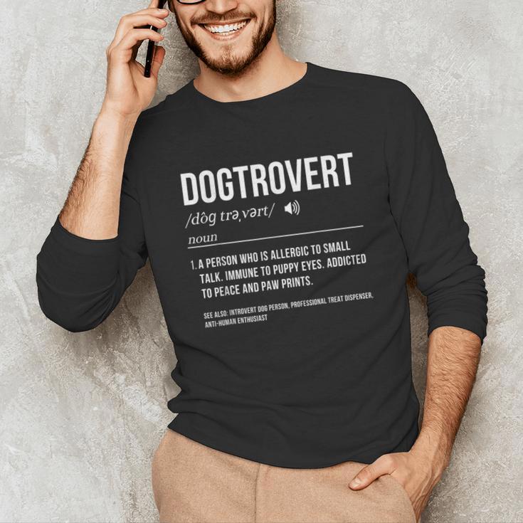 Dog Definition Introvert Dog Lover Dogtrovert Unisex Long Sleeve T-Shirt Dog Definition Introvert Dog Lover Dogtrovert Unisex Long Sleeve T-Shirt