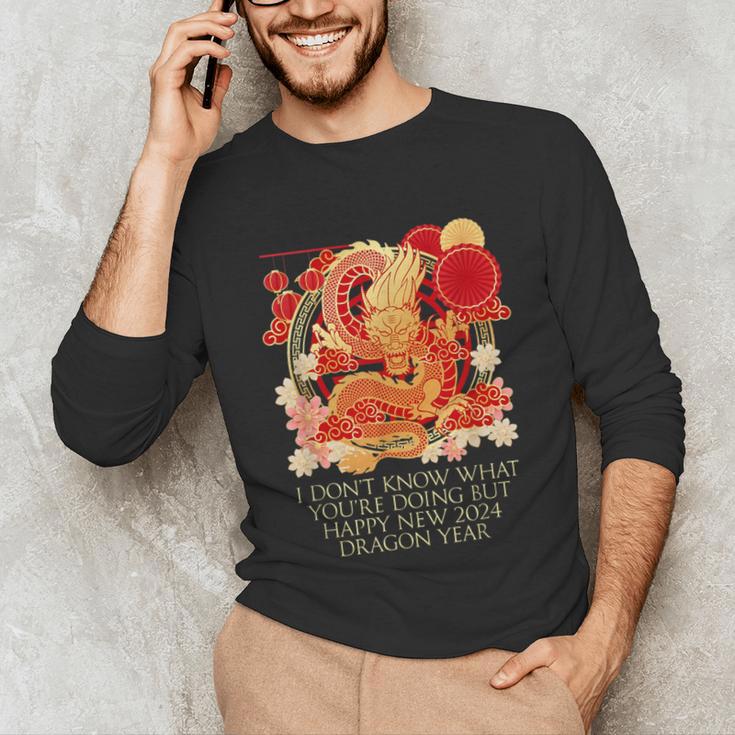 I Dont Know What Youre Doing Chinese New Year Introvert Unisex Long Sleeve T-Shirt