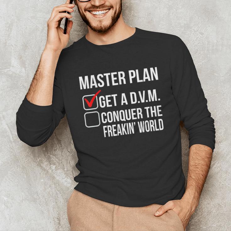 DVM Veterinarian Graduation Doctor Veterinary Medicine Unisex Long Sleeve T-Shirt