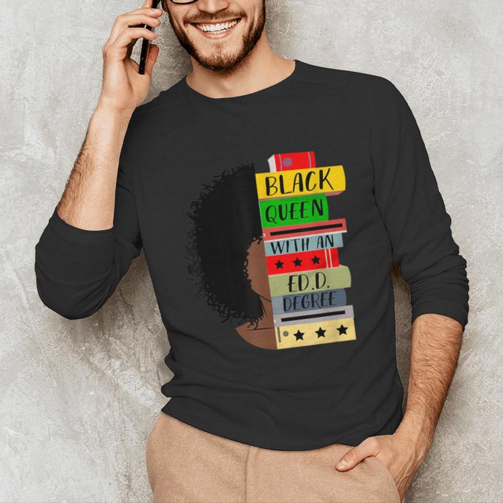 EdD Doctor Of Education Book Degree Doctorate Graduation Unisex Long Sleeve T-Shirt