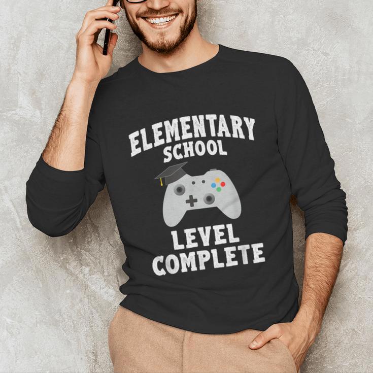 Elementary School Graduation Gamer Graduate Unisex Long Sleeve T-Shirt