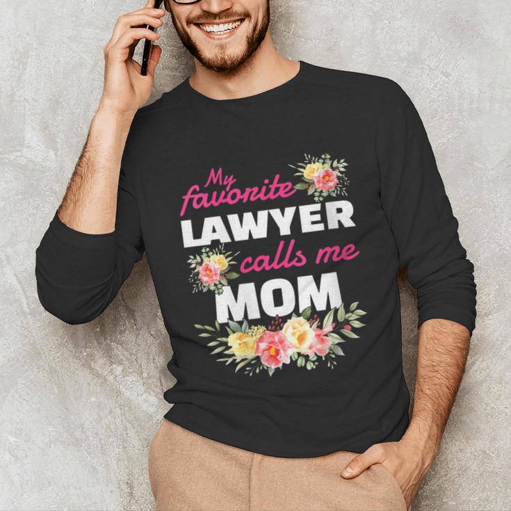 My Favorite Lawyer Calls Me Mom Graduation Unisex Long Sleeve T-Shirt