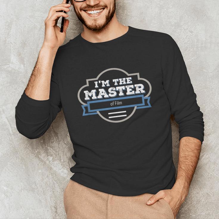 Film Masters Degree Master Graduation Shirt Unisex Long Sleeve T-Shirt
