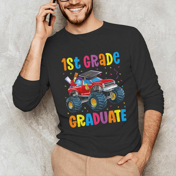 First Grade Graduation Monster Truck 1st Grade Graduate Unisex Long Sleeve T-Shirt