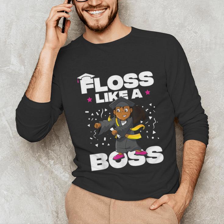Floss Like A Boss Shirt Class Of 2019 Graduation Kids Unisex Long Sleeve T-Shirt