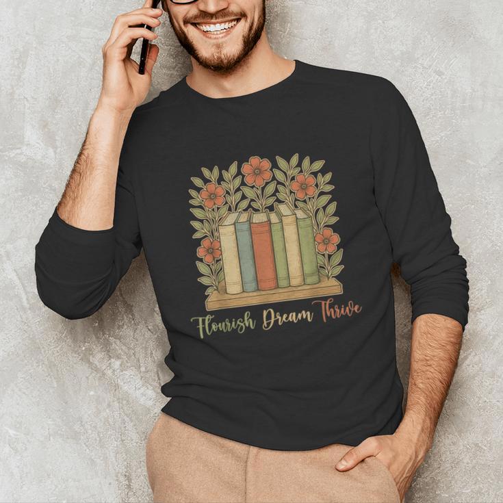 Flourish Dream Thrive Resist 84 67 Book Reading Nature Lover Unisex Long Sleeve T-Shirt Flourish Dream Thrive Resist 84 67 Book Reading Nature Lover Unisex Long Sleeve T-Shirt