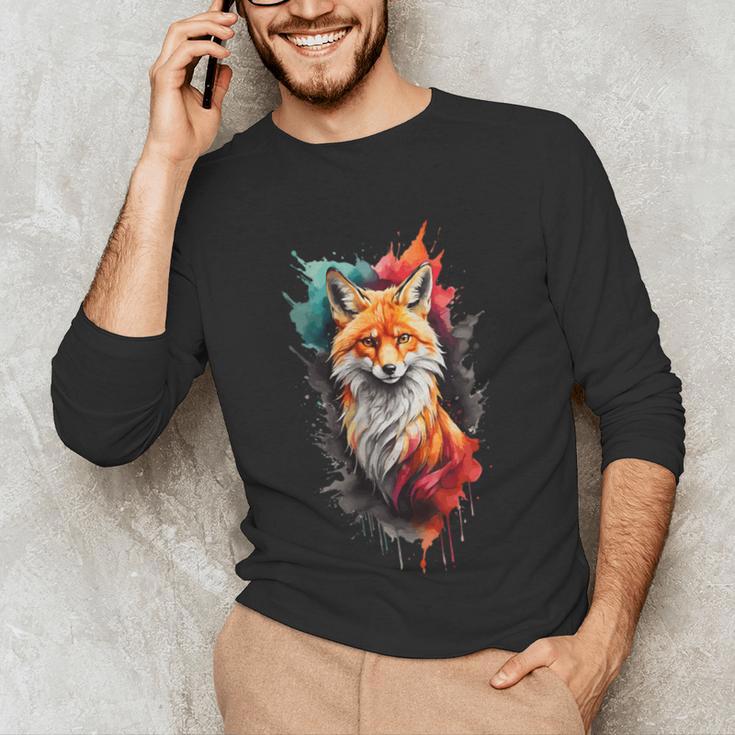 Fox For Fox Lovers Men Women Kids Introverts Unisex Long Sleeve T-Shirt