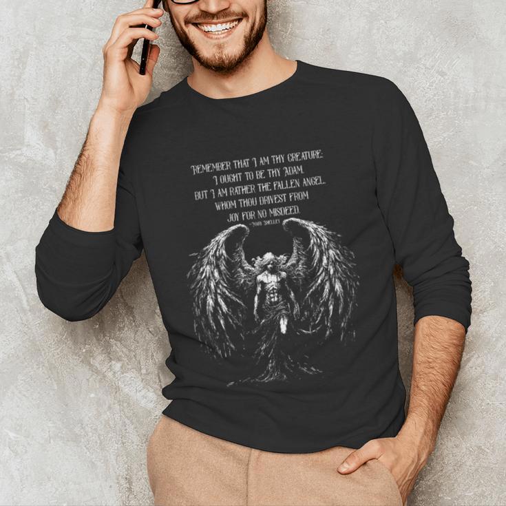 Frankenstein Quote Mary Shelley's Book For Men And Women Unisex Long Sleeve T-Shirt