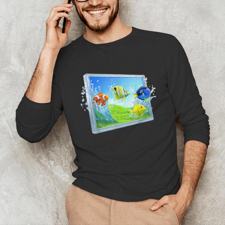 Frutiger Aero Fish Unisex Long Sleeve T-Shirt