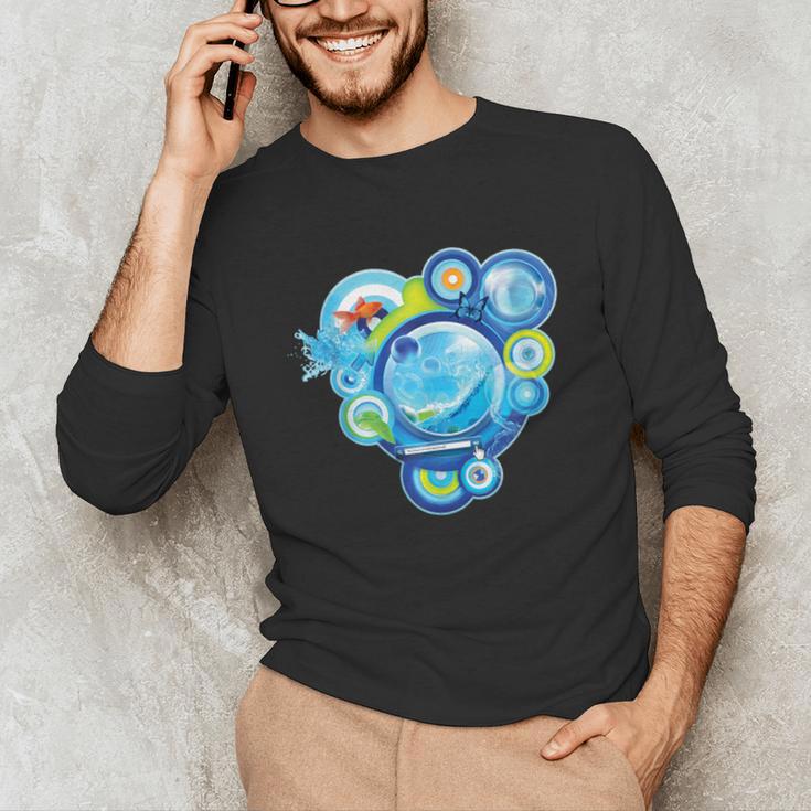 Frutiger Aero Metro Abstract Maximalism 2000s Nostalgia Unisex Long Sleeve T-Shirt Frutiger Aero Metro Abstract Maximalism 2000s Nostalgia Unisex Long Sleeve T-Shirt