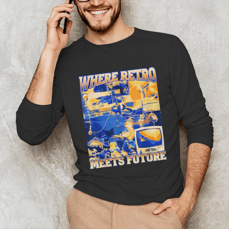 Frutiger Aero Retro Vibes Y2K 90's Vibes Unisex Long Sleeve T-Shirt