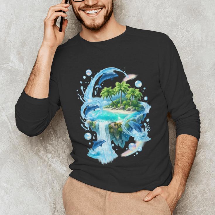 Frutiger Aero Unisex Long Sleeve T-Shirt