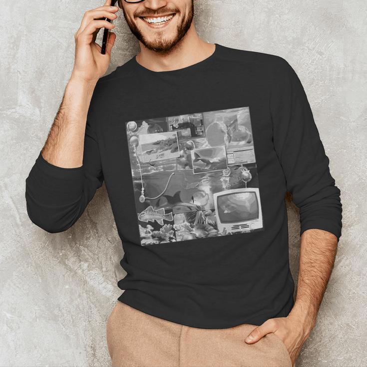 Frutiger Aero Y2K Old School Retro Vibes Unisex Long Sleeve T-Shirt Frutiger Aero Y2K Old School Retro Vibes Unisex Long Sleeve T-Shirt