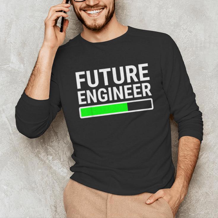 Future Engineer Loading Bar Cool Graduation Unisex Long Sleeve T-Shirt