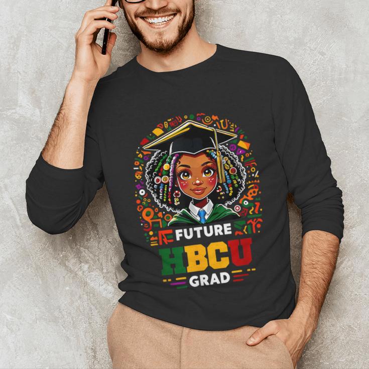 Future HBCU Grad Graduation Students Girl Kids Unisex Long Sleeve T-Shirt