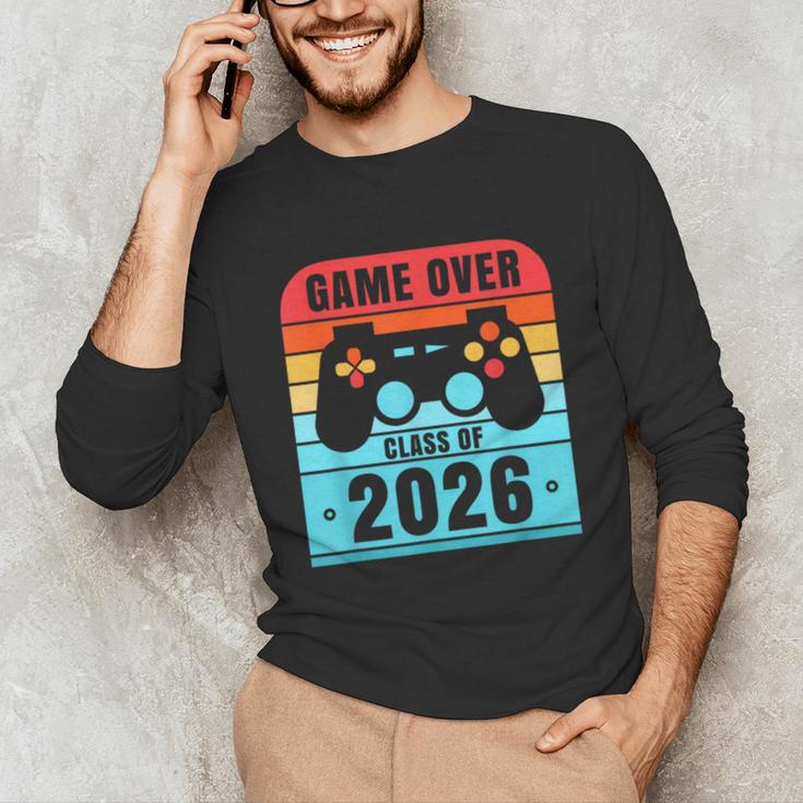 Game Over Class Of 2026 Shirt Students Graduation Unisex Long Sleeve T-Shirt