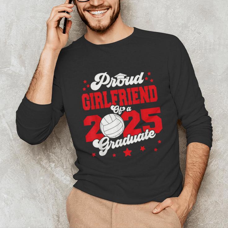 Girlfriend Of a 2025 Graduate Prom Graduation 25 VolleyBall Unisex Long Sleeve T-Shirt