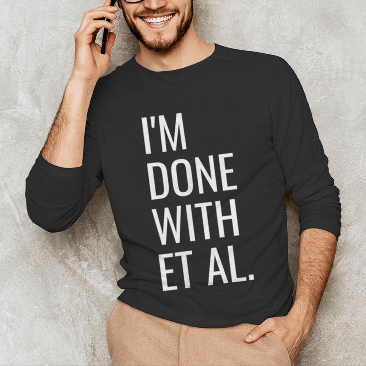 Grad Student Dissertation Thesis PhD Graduation Unisex Long Sleeve T-Shirt