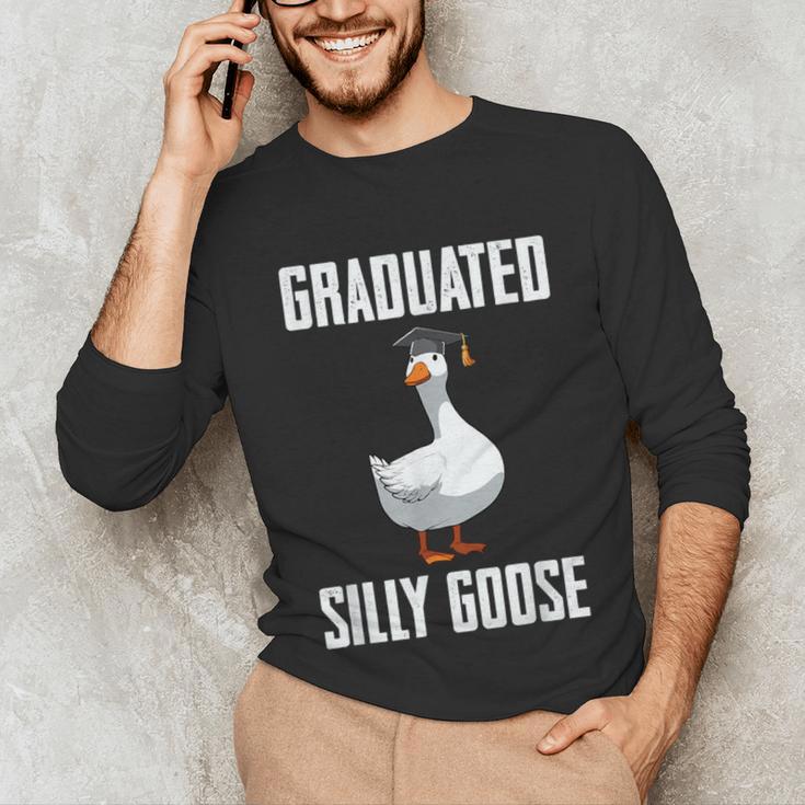 Graduated Silly Goose Student Graduation 2026 Grad Unisex Long Sleeve T-Shirt