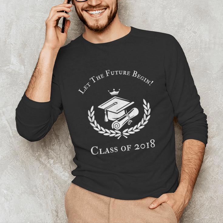 Graduation Her Him 2018 Men Women Girl Boy Kid Unisex Long Sleeve T-Shirt