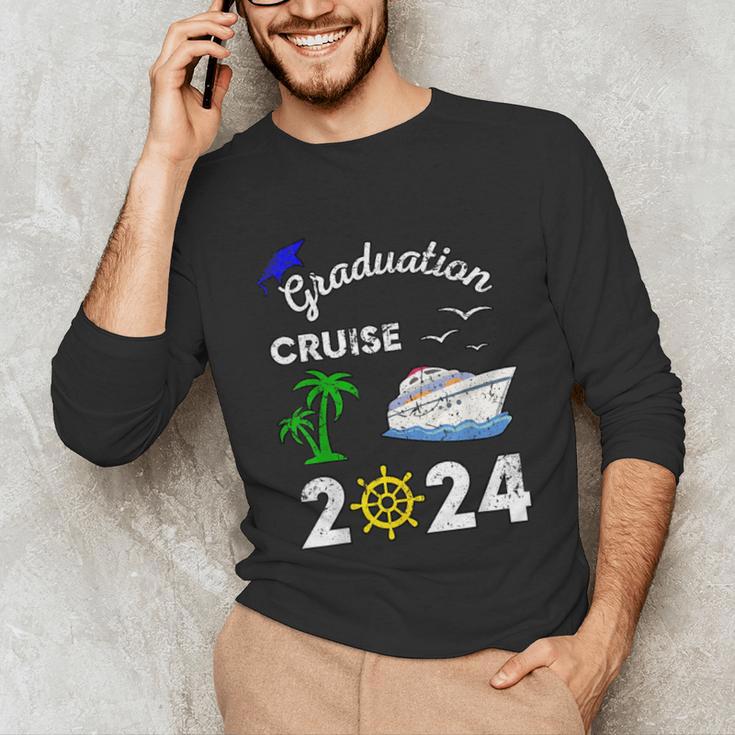 Graduation Cruise 2024 Ship Boat Vacation Summer Vacation Men Women Kids Unisex Long Sleeve T-Shirt