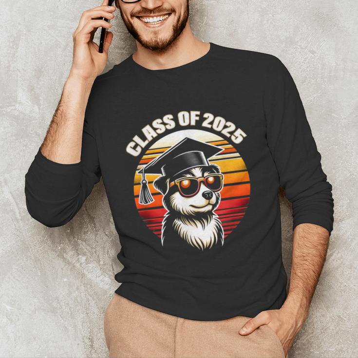 Graduation Day 2025 Graduate Class School Degree College Dog Unisex Long Sleeve T-Shirt