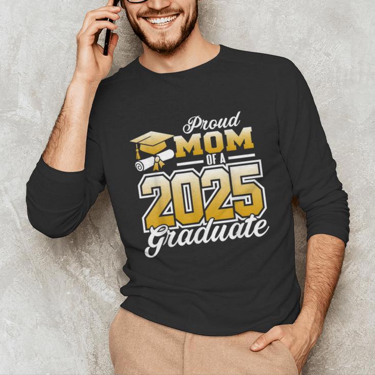 Graduation Family Matching Proud Mom Of A 2025 Graduate Unisex Long Sleeve T-Shirt