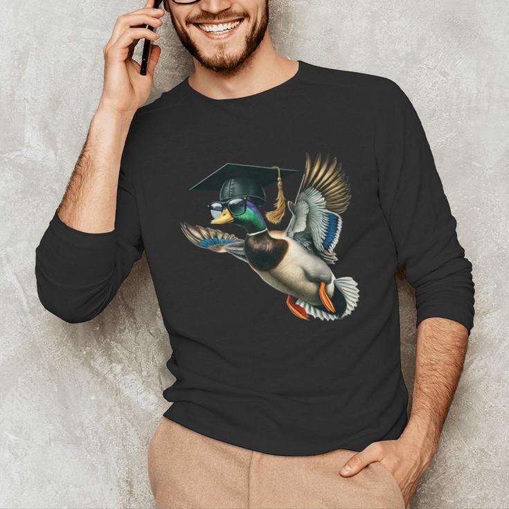Graduation Mallard Duck Hunter Hunting Season Grad Hunting Unisex Long Sleeve T-Shirt