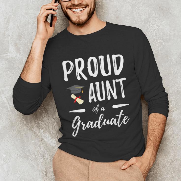 Graduation Shirt 2018 Proud Aunt Of a Graduate Unisex Long Sleeve T-Shirt