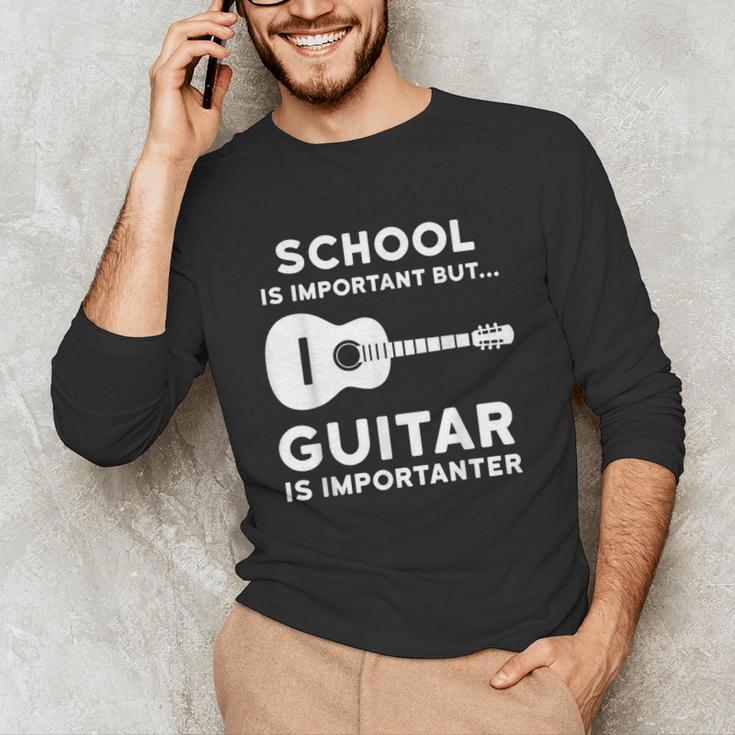 Graduation Shirt For Guitar Players & Band Member Unisex Long Sleeve T-Shirt