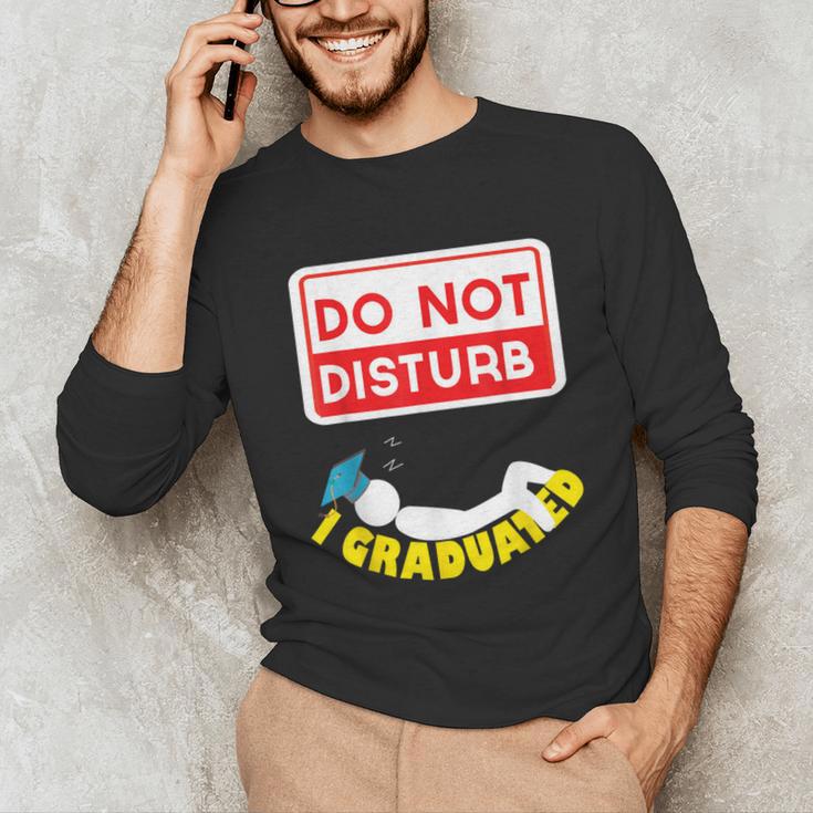 Graduation Shirt High School And College Sleepy Graduates Unisex Long Sleeve T-Shirt
