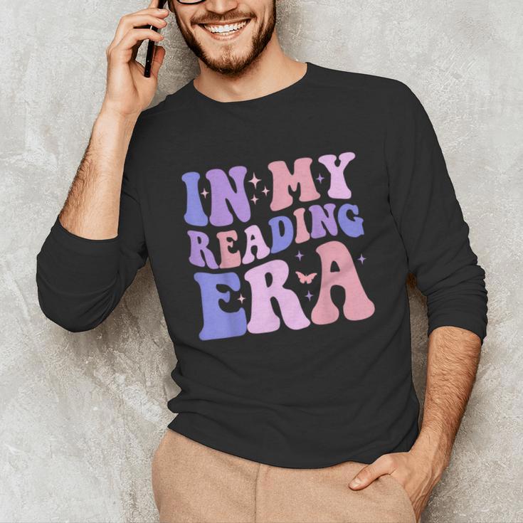 Groovy In My Reading Era Book Lovers Book Reader Unisex Long Sleeve T-Shirt
