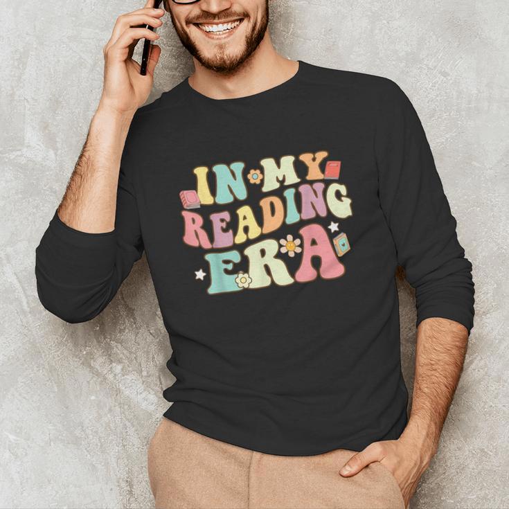 Groovy In My Reading Era Read Book Reader Reading Unisex Long Sleeve T-Shirt