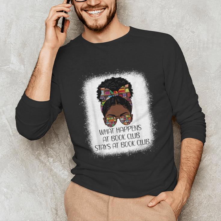 What Happens At Book Club Stays At Book Club Black Women Unisex Long Sleeve T-Shirt