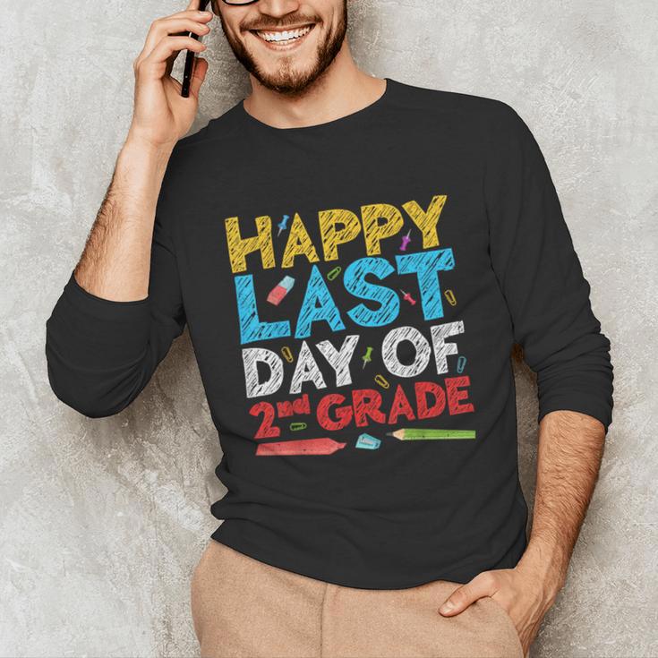 Happy Last Day Of 2nd Grade Shirt Second Grade Graduation Unisex Long Sleeve T-Shirt