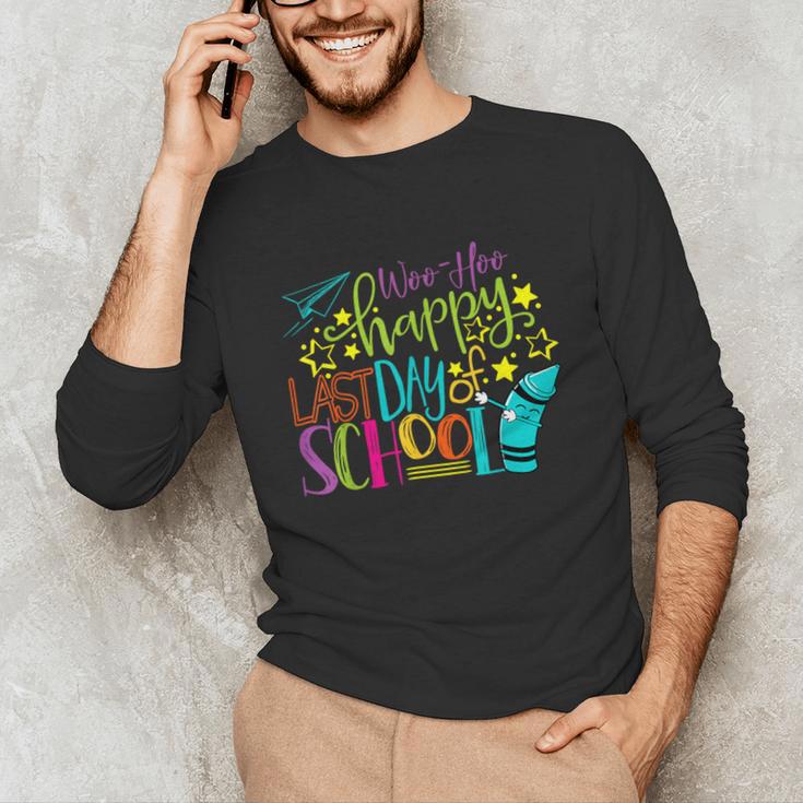 Happy Last Day Of School Student Teacher Graduation Unisex Long Sleeve T-Shirt