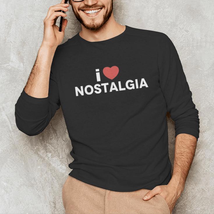 I Heart Love Nostalgia Unisex Long Sleeve T-Shirt