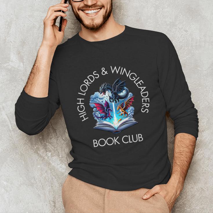 High Lords & Wingleaders Book Club Fantasy Storm Dragon Unisex Long Sleeve T-Shirt