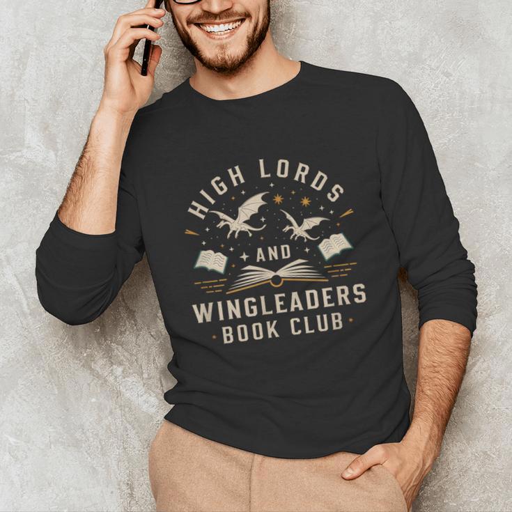 High Lords & Wingleaders Fantasy Reader Book Club Dragons Unisex Long Sleeve T-Shirt High Lords & Wingleaders Fantasy Reader Book Club Dragons Unisex Long Sleeve T-Shirt