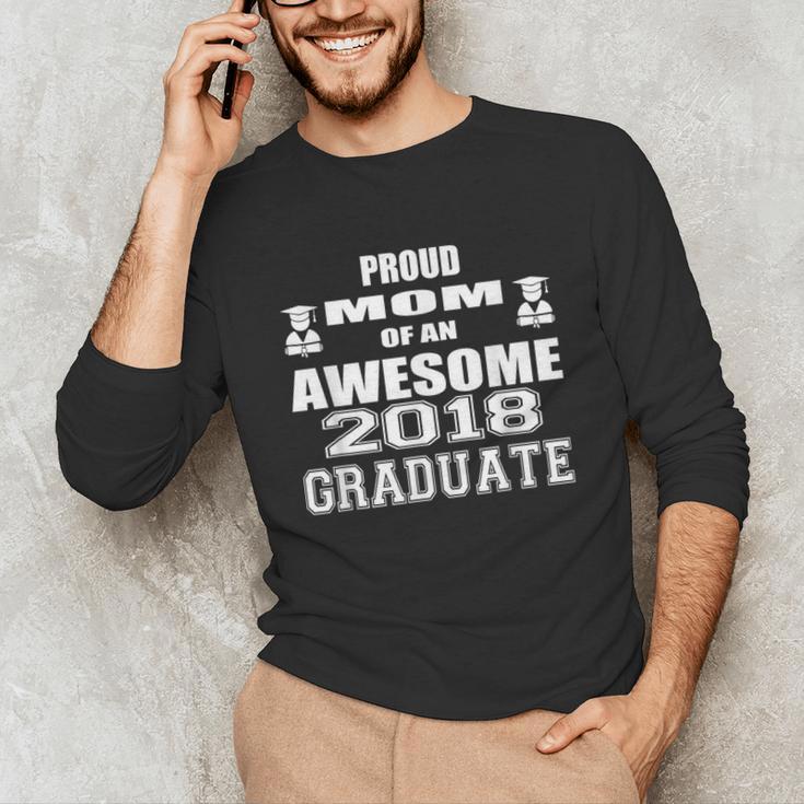 High School Graduation MomShirt College Graduation Unisex Long Sleeve T-Shirt