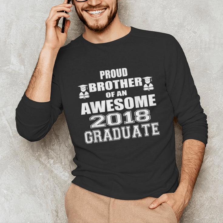 High School Graduation Shirt College Graduation Brother Unisex Long Sleeve T-Shirt